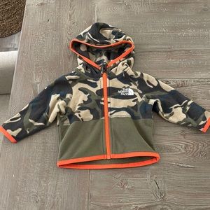 The North face fleece zipper baby jacket